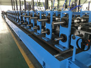Whole Plate Welding Frame Top Hat Roll Forming Machine With Mitsubishi Touch screen