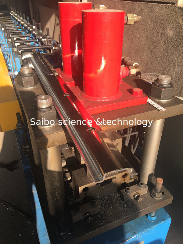 12 Mpa Adjustable Cold Roll Forming Machine Manual Feeding With 3 Groups Solenoid Valve