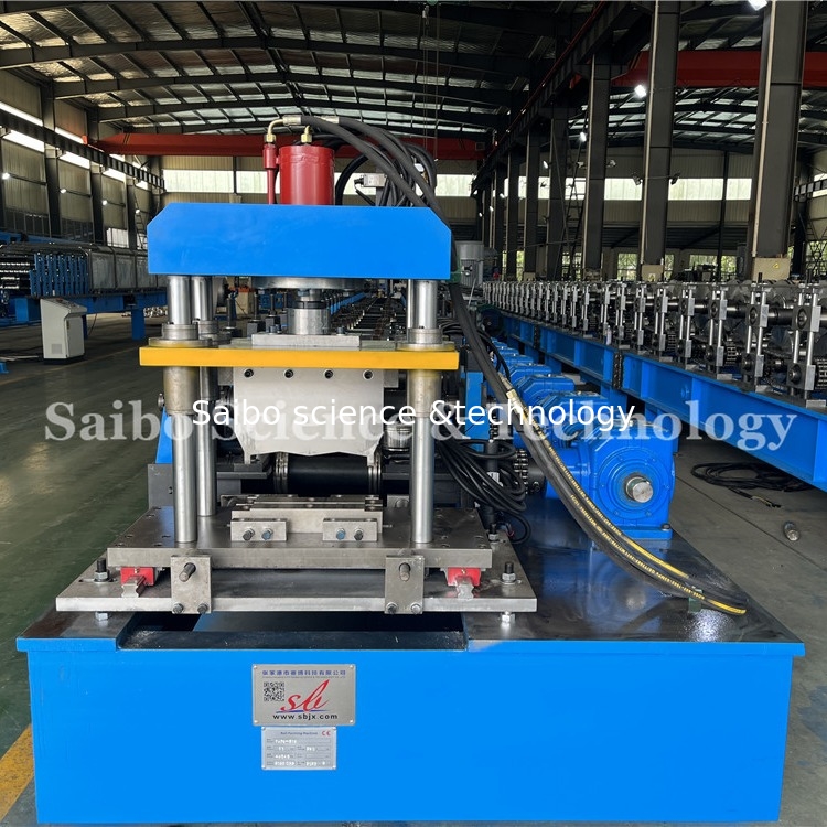 10T Decoiler Pedal Plate Roll Forming Machine Hydraulic With 160T Punching